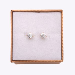 Arete tipo topo oro 18k